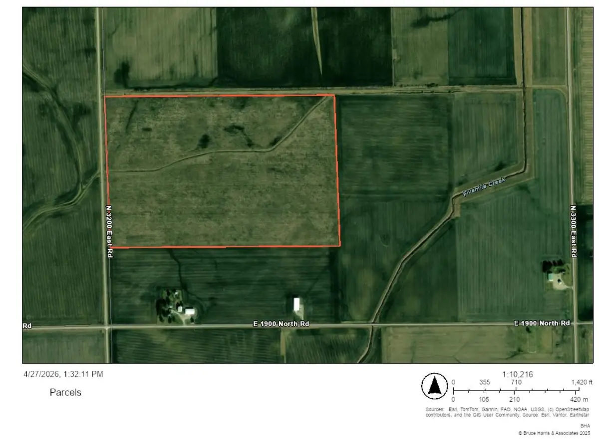 102 acres +/- E 1900 North Road